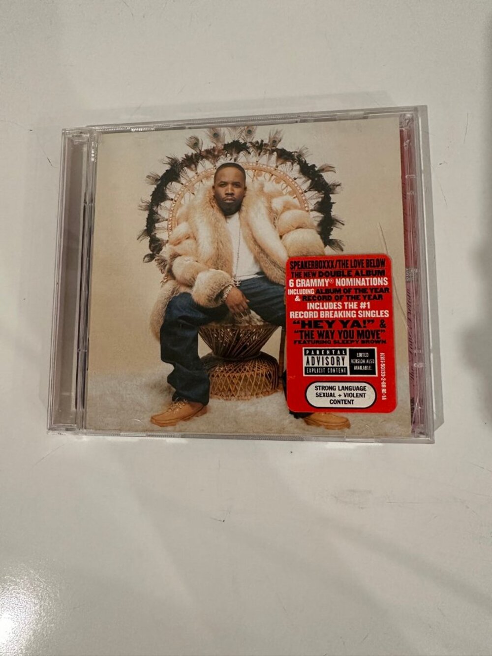 OutKast Speakerboxxx The Love Below 2 CD Set Arista Hey Ya Way You Move